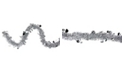 Northlight 50' Traditional Silver Christmas Tinsel Garland with Shiny Polka Dots - Unlit
